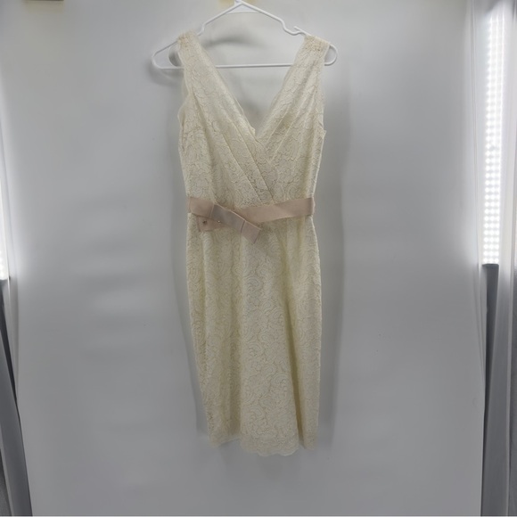 BHLDN Encore by Watters cream lace dress size 6 - Picture 8 of 9